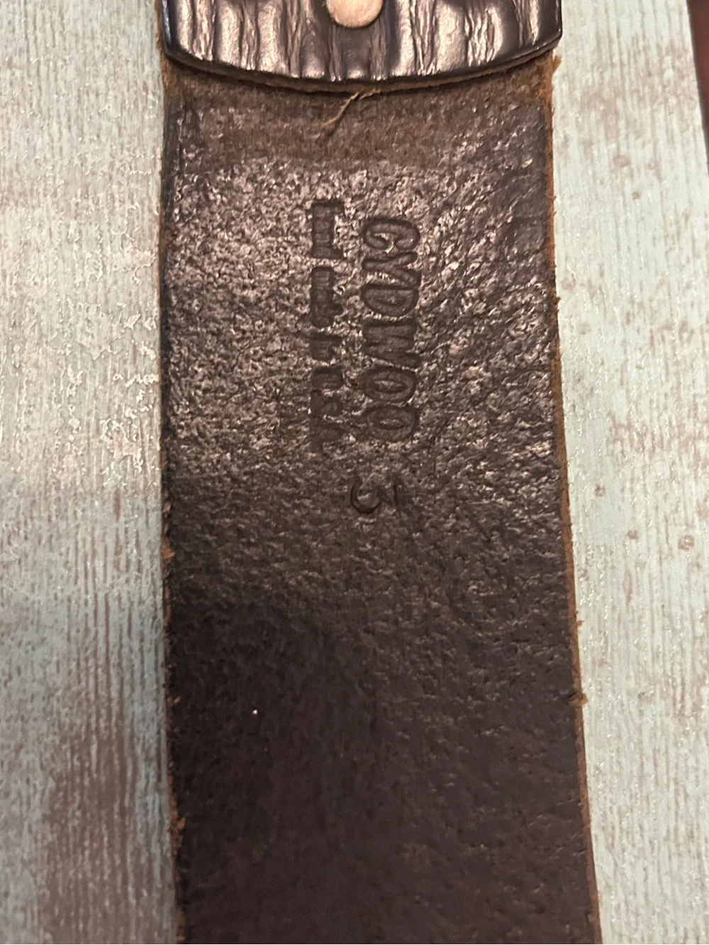 CYDWOQ Leather Belt With Round Metal Buckle with Holes Unique